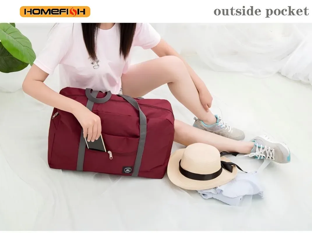 sac de voyage pliable homefish, grande capacité, sac à main pour les voyages et les déménagements