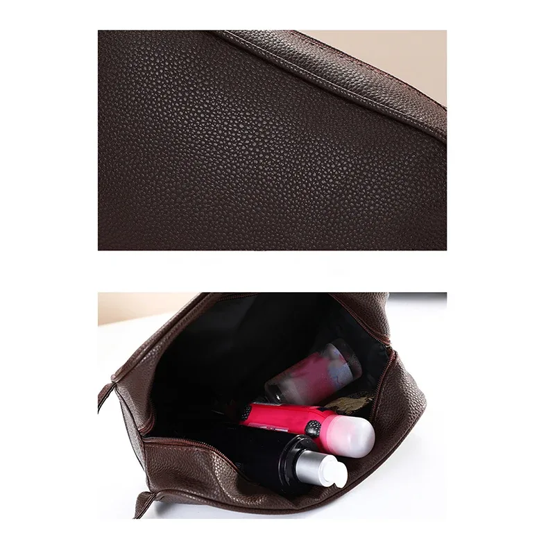 sacs à cosmétiques pour femmes, couleur unie, sac de maquillage de lavage à main, rangement de voyage portable pour dames, sacs de rangement de rouge à lèvres