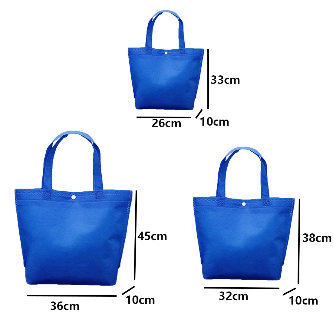 sac à main solide avec bouton pour femme, fourre-tout de grande capacité, sac d'épicerie, cadeau réutilisable, sacoche de rangement portable