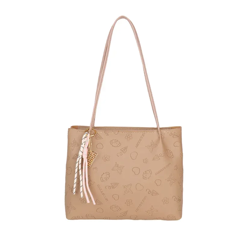 sac fourre-tout fait à la main, sac à main à bandoulière, accessoire artisanal en cuir, ensemble de matériel semi-fini cousu à la main, bricolage