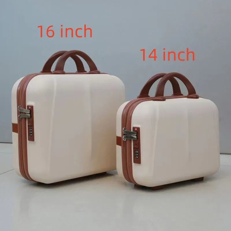 organisateur voyage plastique blanc noir rose gold anti pression anti rayure grande capacité transport portable week end business cosmétiques maquillage chaussures lingerie
