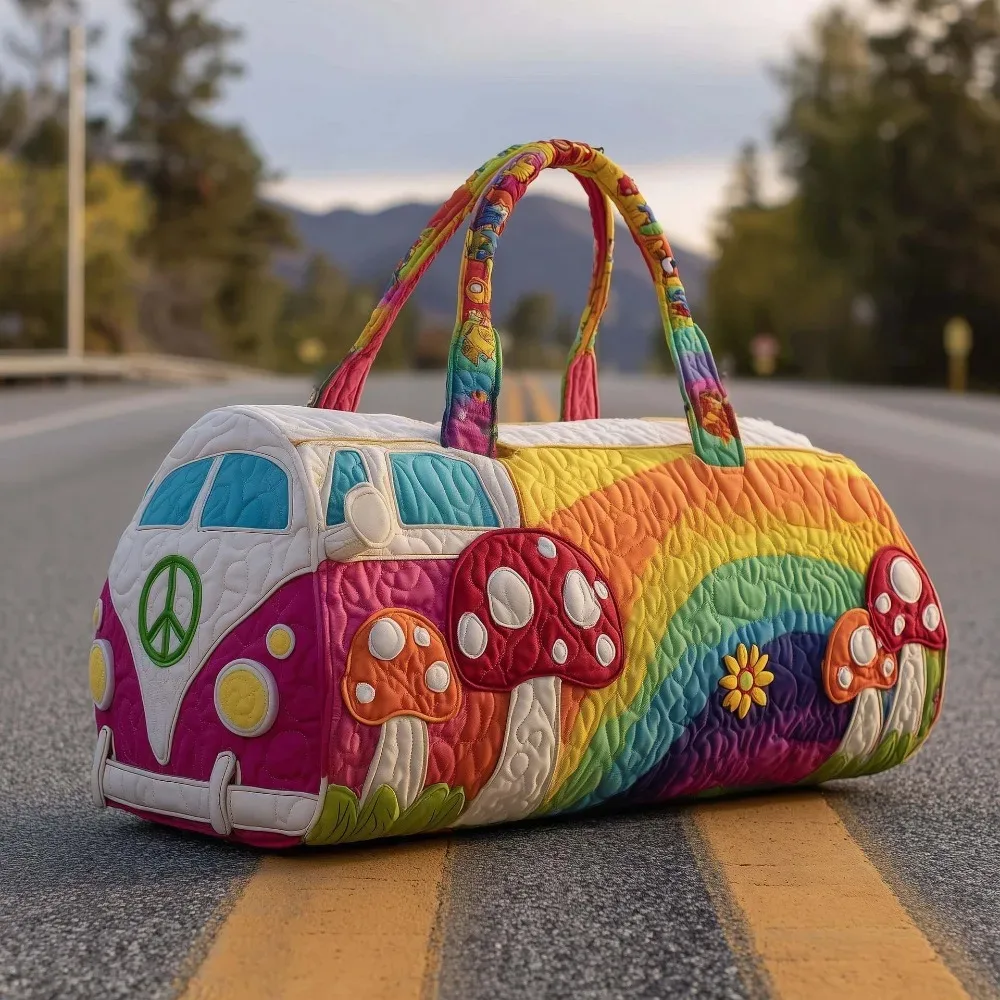 sac de voyage matelassé 3d grande capacité, imperméable, pour courts séjours, sac fourre-tout, sac de sport, camping, randonnée