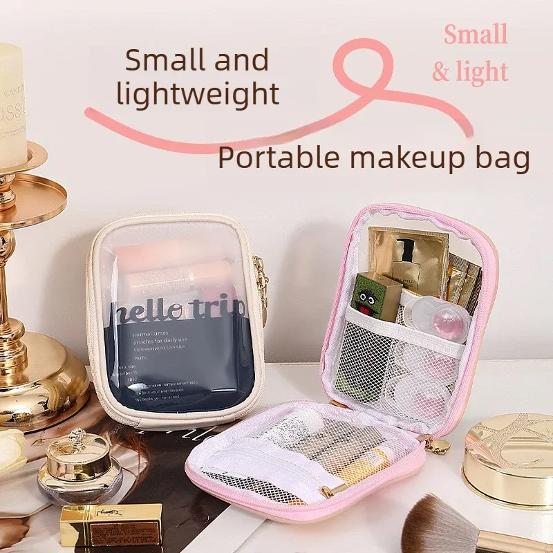 sac à cosmétiques portable, pochette de voyage, organiseur de rouge à lèvres, sac à maquillage en pvc, sac de voyage pour les voyages d'affaires, trousse de toilette, trousse de premiers soins