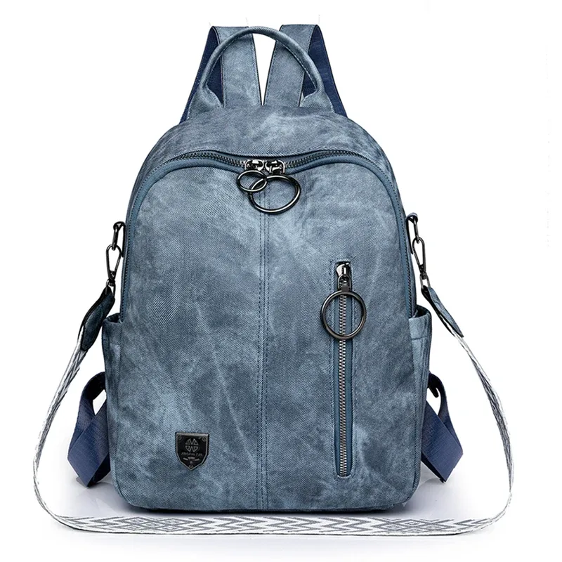 sac à dos rétro en cuir souple pour femme, grande capacité, polyvalent, voyage, livre, nouvelle mode, 2024