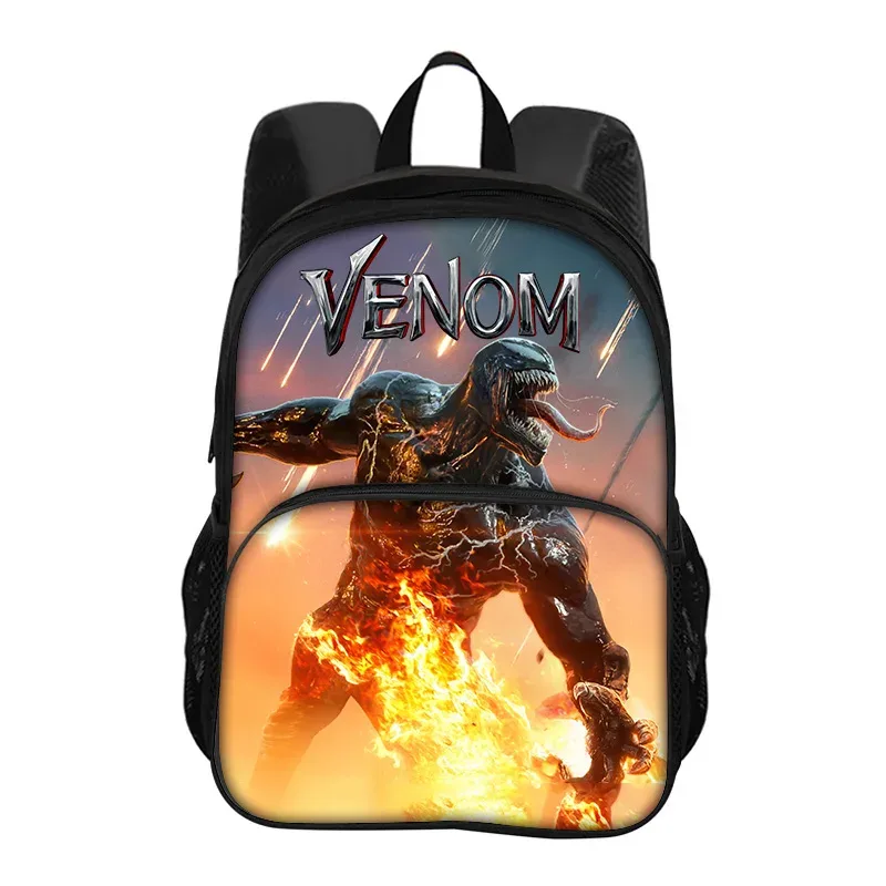 sac à dos avec poche avant venom movie, à la mode, pour voyage, papeterie, cadeau pour enfants, école, polyvalent