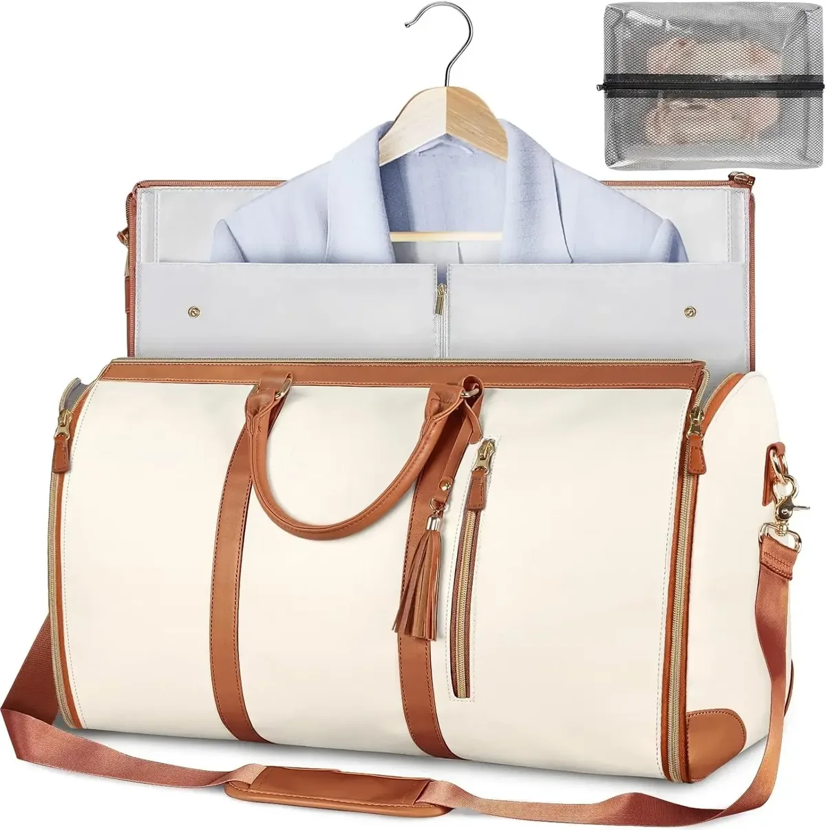 sac de sport pliable de grande capacité, sacs de voyage pour vêtements, sac à main pliable, fourre-tout imperméables convertibles en pu, sacs de fitness en plein air