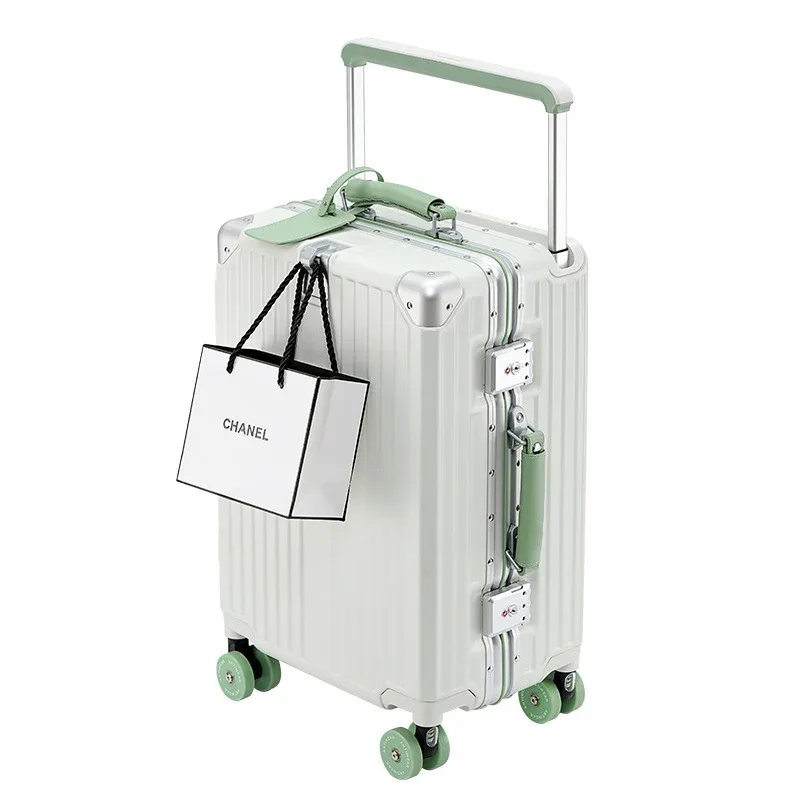 sushimu valise large poignée valise de voyage hommes 20 24 bagage à main femmes pc cadre en aluminium boîtier de chariot