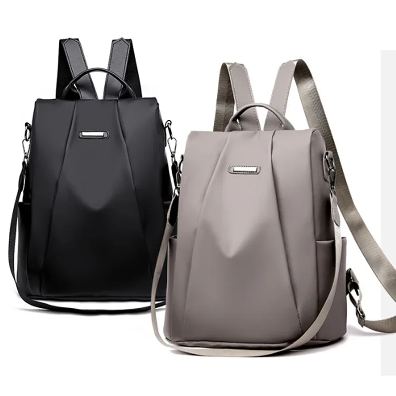 Sac à dos Oxford imperméable pour femmes, sac d'école antivol à la mode, sac à main de voyage de luxe de grande capacité pour femmes