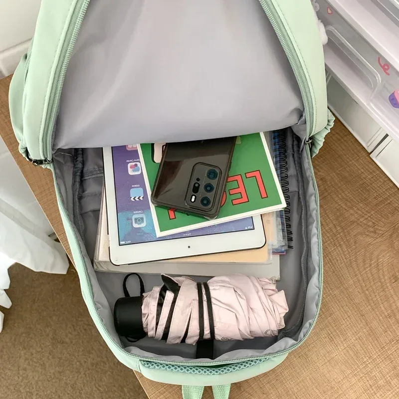 nouveau femme mode dame haute capacité étanche collège sac à dos à la mode femmes sacs d'école pour ordinateur portable mignon fille voyage livre sac cool