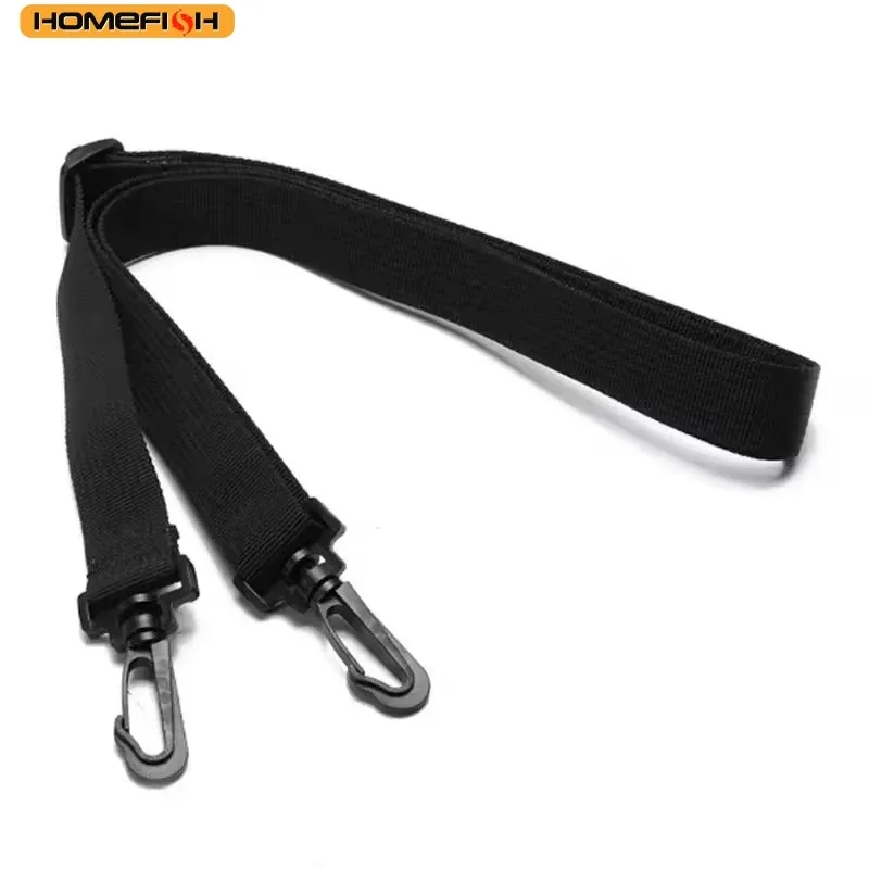 HOMEFISH Sangles Longues Noires Accessoires de Sac Ceintures Réglables de Remplacement pour Sac à Dos Bande Détachable Utilisation Fréquente