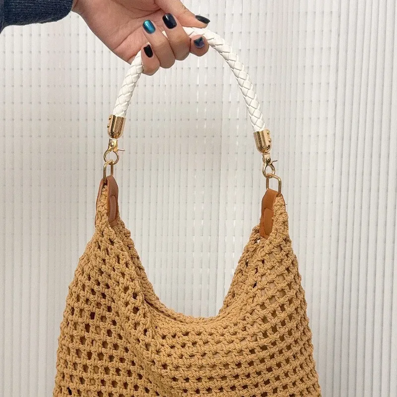 2/1 pièces 30cm en cuir pu tressé sac à bandoulière sangle sac poignées courtes bricolage remplacement sac à main poignée pour sac à main ceinture accessoires