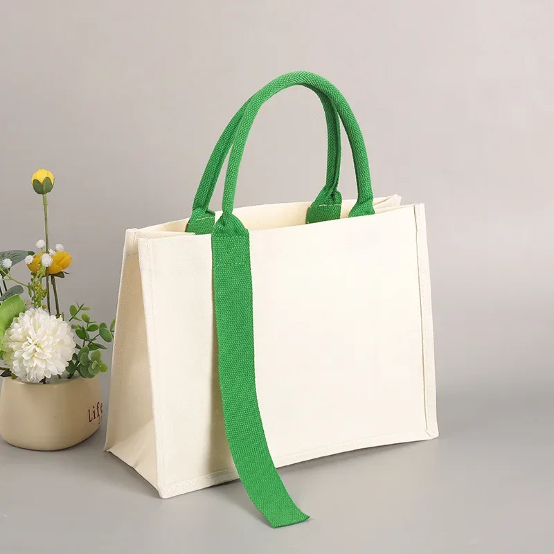 sac en toile portable tridimensionnel personnalisé pour femmes shopping travail école et voyage nouveau style sac fourre-tout simple et à la mode