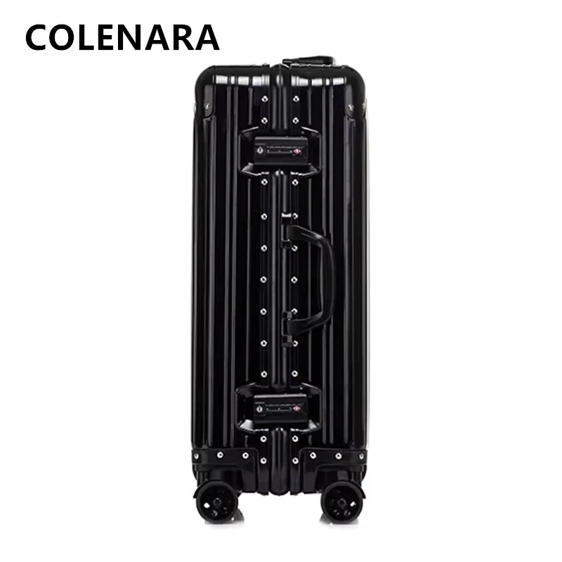 valise colenara 20 "24" 26 "29 pouces en alliage d'aluminium et de magnésium, grande capacité, haute qualité, pour hommes, voyages d'affaires