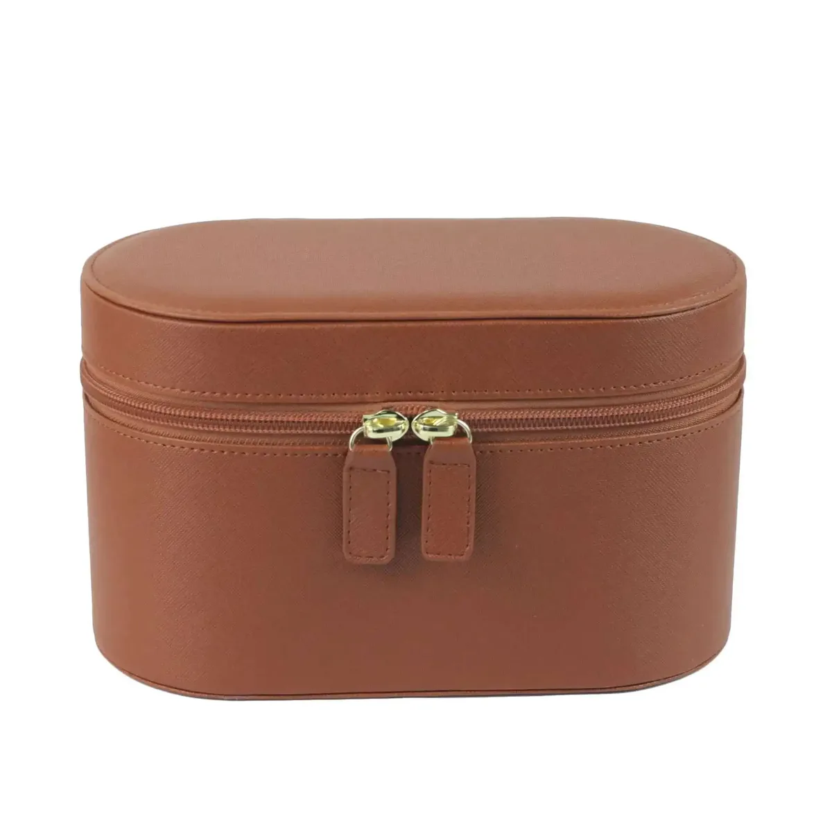 saffiano – trousse de toilette de voyage en croûte de cuir pour femmes, nom personnalisable gratuit, boîte de rangement de maquillage, kit dopp, ensemble de sacs à cosmétiques