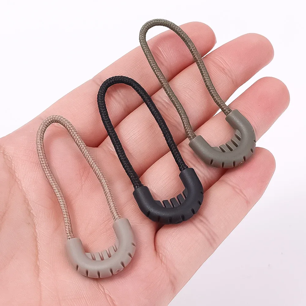 lot de 3 à 30 tirettes de fermeture éclair en plastique, clips de remplacement durables pour vêtements, sacs à dos, bagages, accessoires noirs