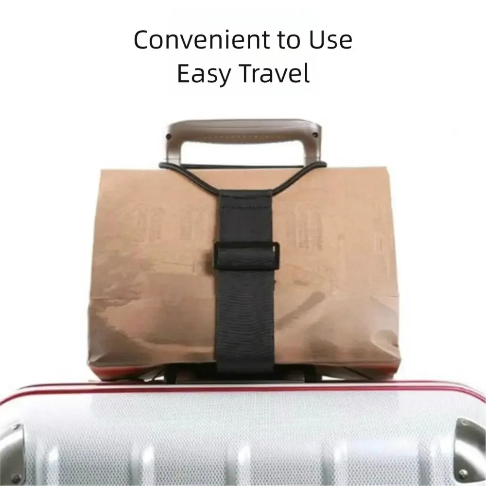 sangle élastique polyvalente pour bagages, sangle de connexion réglable et réutilisable pour valises de voyage, sangle de fixation pour valises