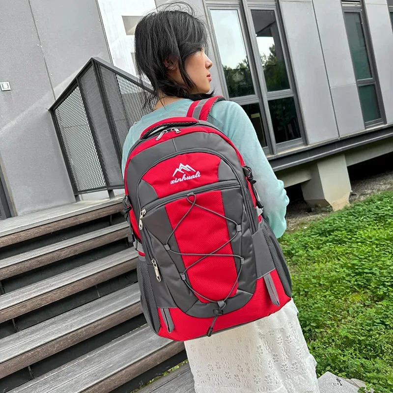 sac à dos de randonnée léger et imperméable pour l'extérieur, grande capacité, sac à double épaule pour le cyclisme, résistant à l'usure pour les voyages et la montagne