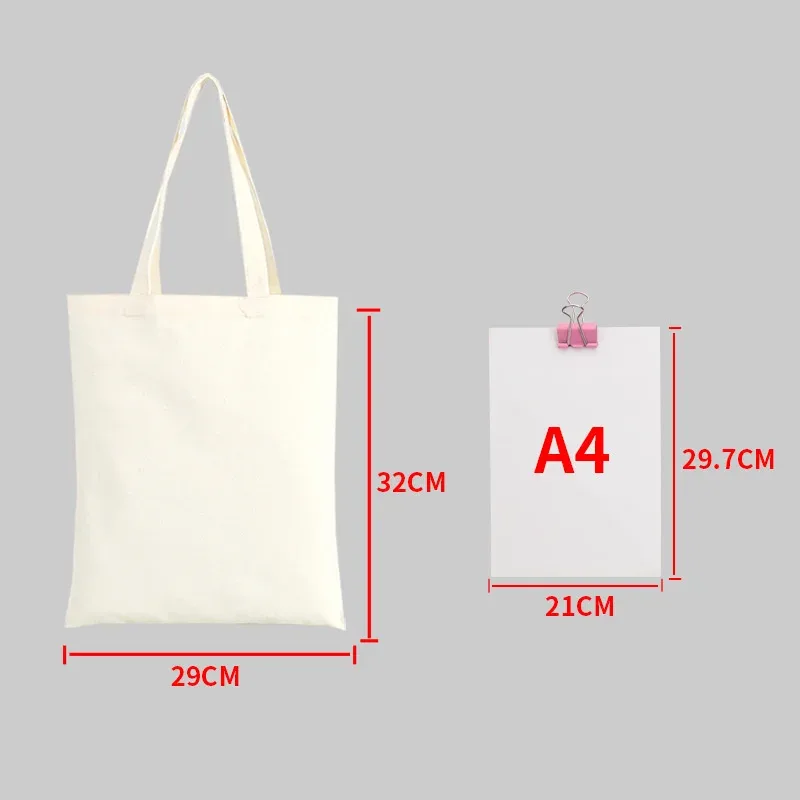 iskybob sac en toile de grande capacité sac à bandoulière sac à main beige pliant eco fourre-tout sacs réutilisable bricolage sac de rangement d'épicerie sac à provisions