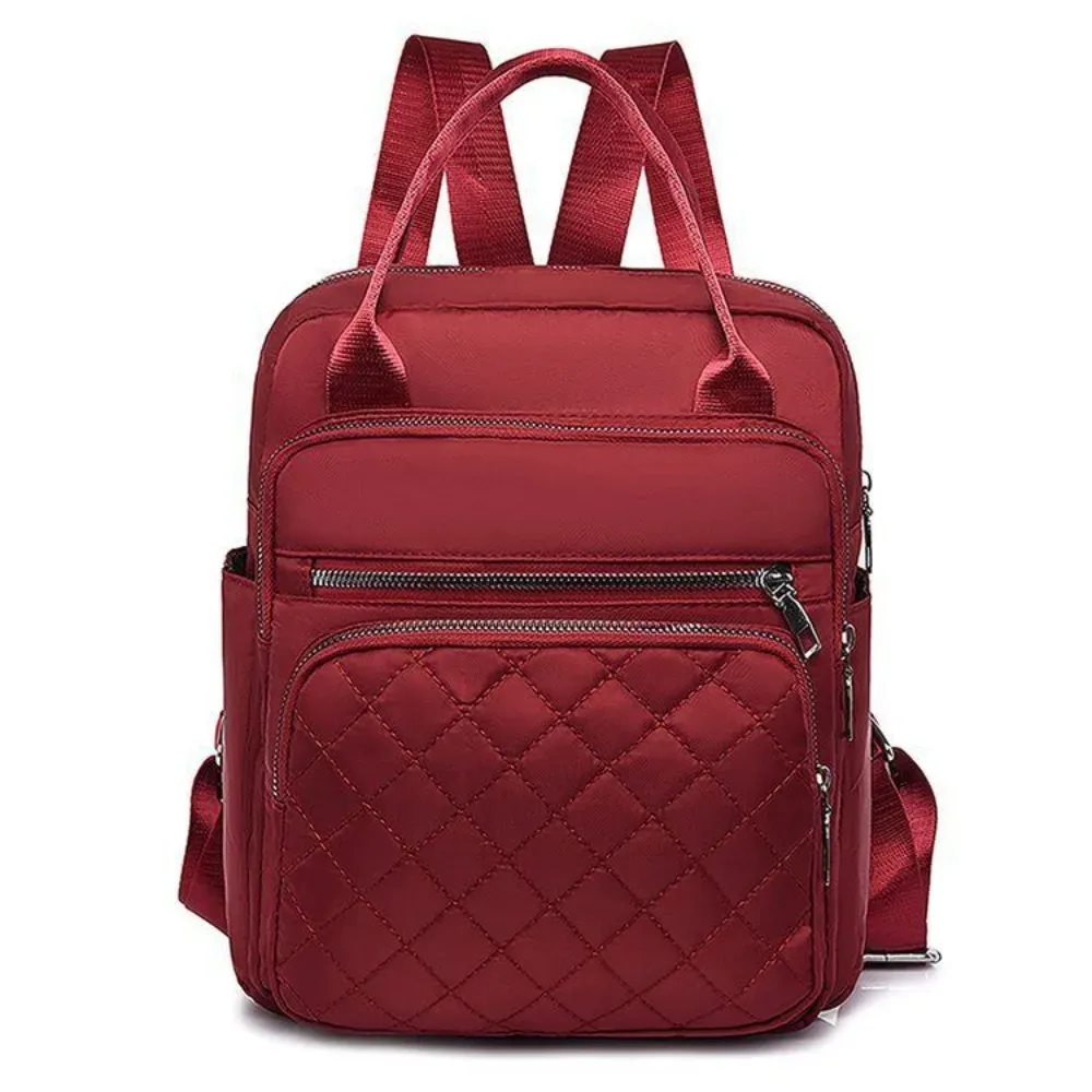 sacs à bandoulière imperméables durables, sac à dos oxford de grande capacité pour femmes, bretelles réglables, sac à dos de voyage léger