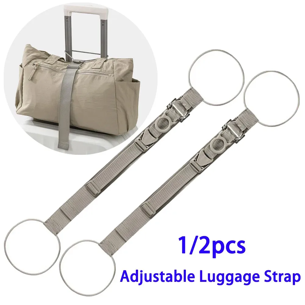 sangle bagage polyester reglable ceinture ajustable boucle rapide poignée amovible voyage professionnel transport affaires
