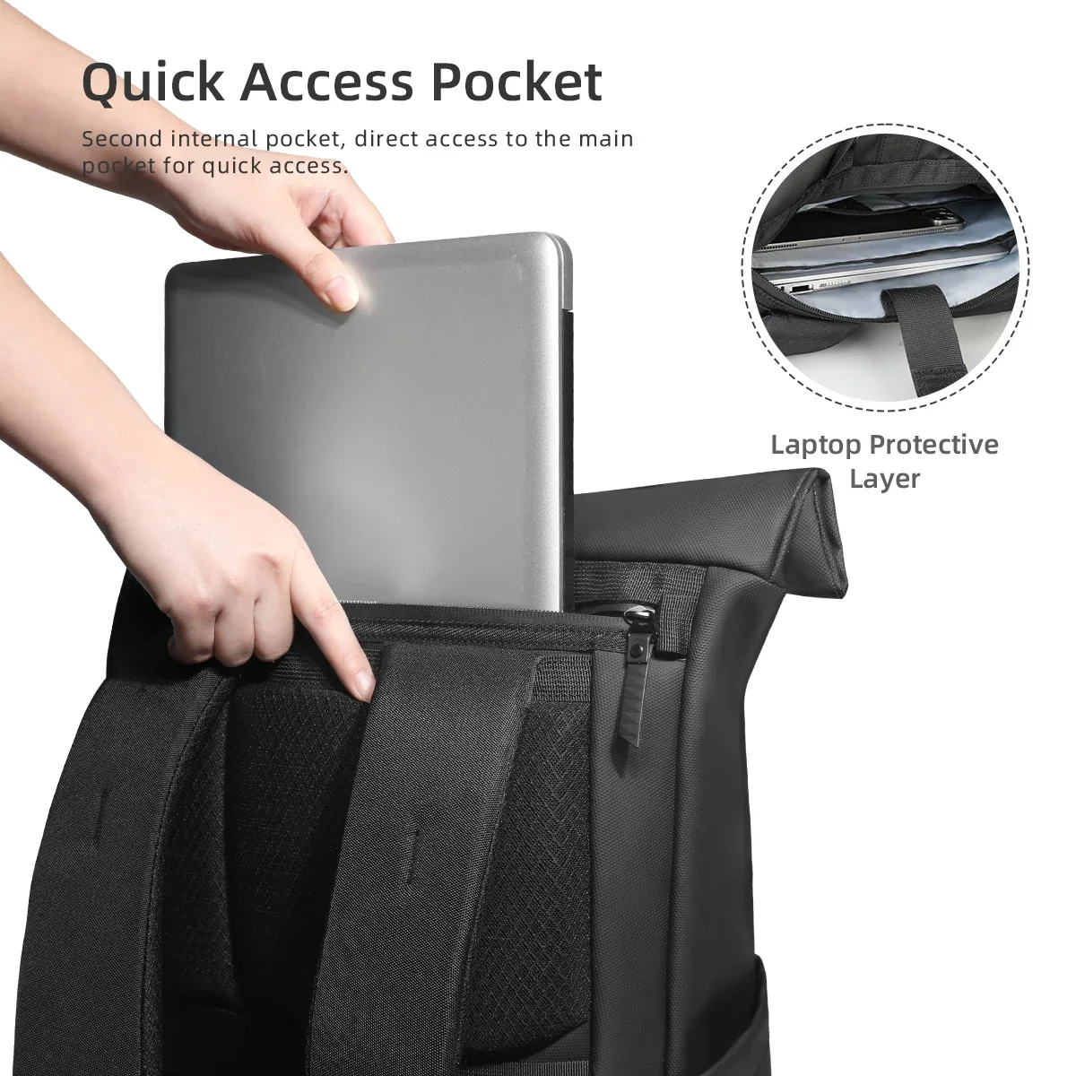 heroic knight – sac à dos de voyage pour hommes, sac à dos de randonnée décontracté, étanche, pour l'extérieur, grande capacité, cartable de week-end