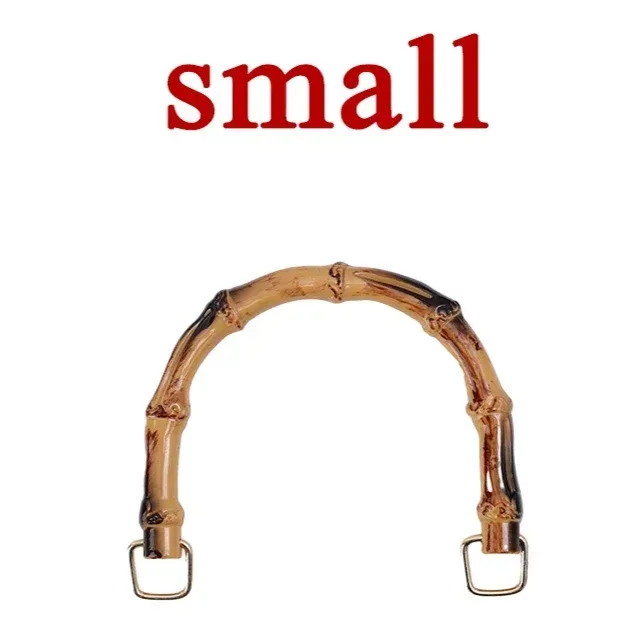 2 pièces boucle sac poignées boîte poignée bambou sac à main poignées sac à main bande poignée sac à bandoulière sangle bambou sac poignée