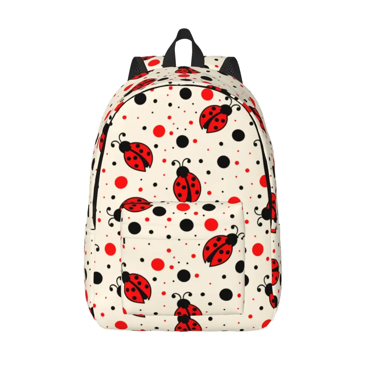 sac à dos côté cinelles rouges avec gouttes d'eau, cartable étudiant, sac à dos initié, sac pour ordinateur portable, école