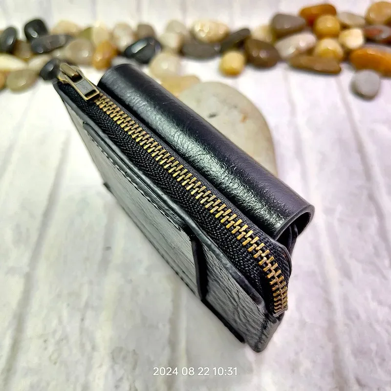 blongk – sac de ceinture en cuir à fermeture éclair pour homme, sacoche multifonctionnelle pour permis de conduire, porte-cartes, pochette pour clés de voiture lfkhd