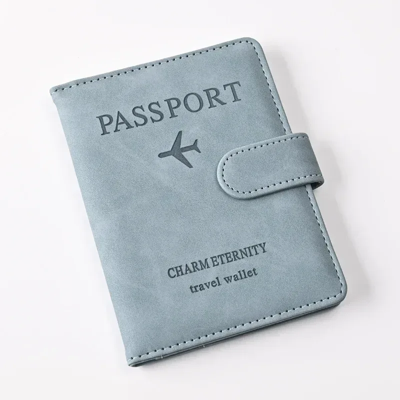 porte-passeport couverture portefeuille en cuir pu voyage étui pour cartes de crédit accessoires de voyage pour femmes hommes étui porte-carte de visite