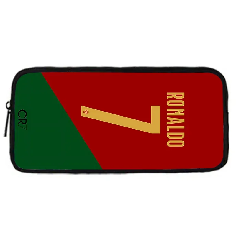 sac à dos de football r-ronaldos cr7 pour enfants, avec sacs à déjeuner, sacs à crayons, sacs d'école pour garçons et filles, meilleur cadeau