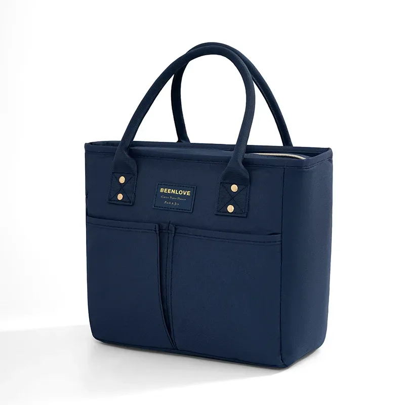 sac de boîte à déjeuner isolé étanche, fourre-tout multi-poches, sac de rangement des aliments imprimé léopard/arc pour le travail et l'école