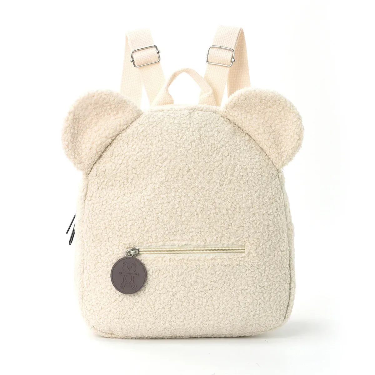 mode coupe jeune femme en peluche sac à dos 2025 nouvelle mode décontracté oreille ours dessin animé enfants sac à dos en plein air mini sacs