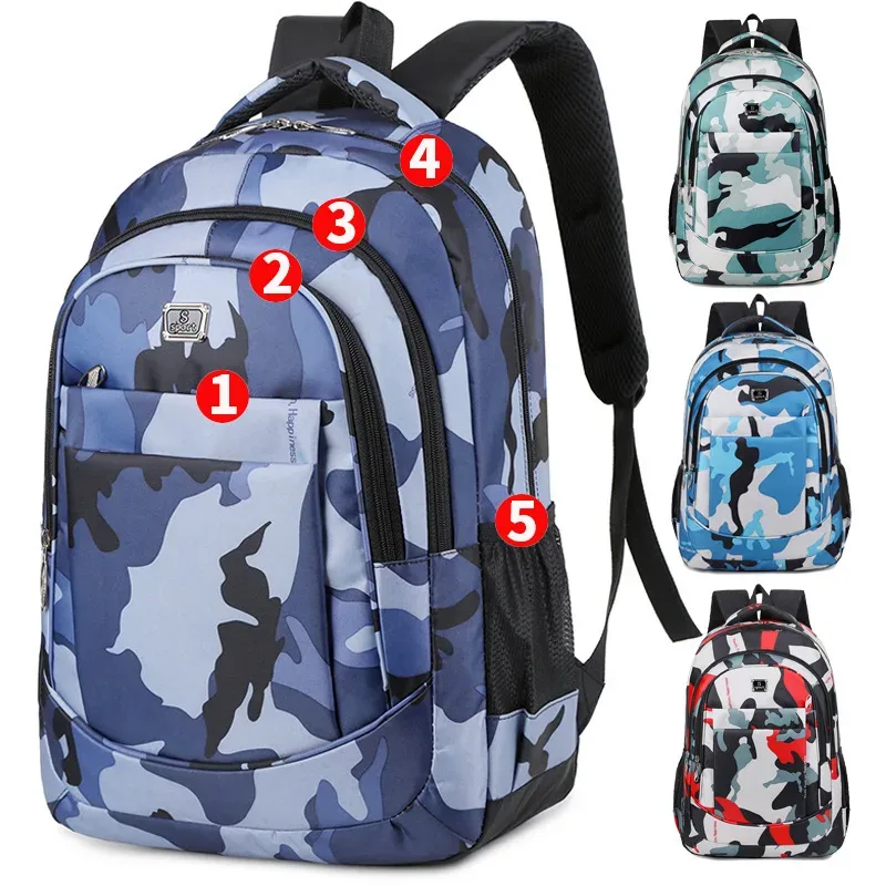 sac à dos mode homme junior lycée lycée étudiant cartable décontracté voyage double sacs à bandoulière 2026 en vente