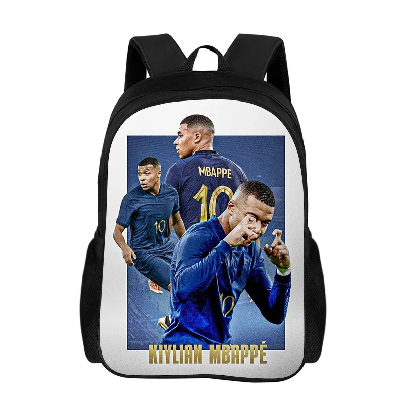 sac à dos m-mbappe pour l'école et les voyages, sac à dos pour enfant, sport de football, sac à dos pour enfants, sac à dos de star du football, cadeau