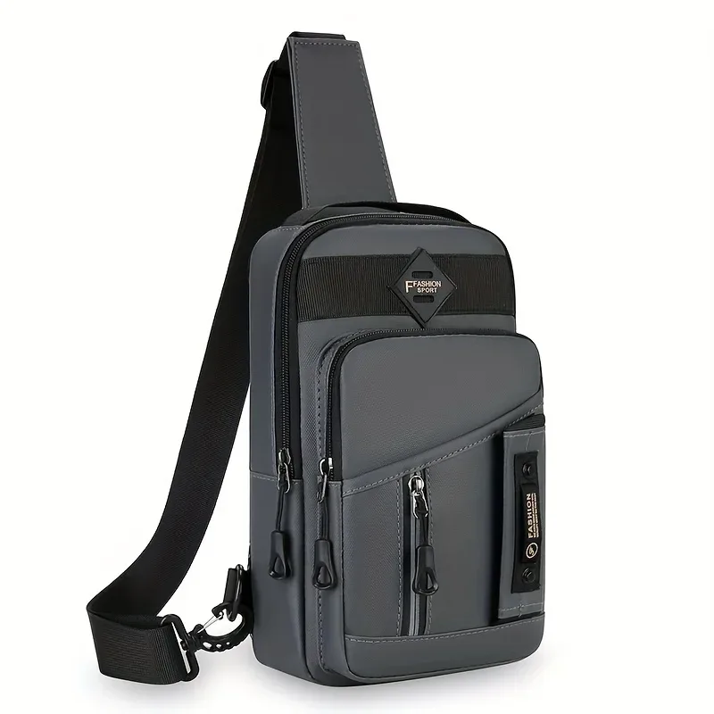 nouveaux hommes sacs à bandoulière sac de poitrine sacs à bandoulière multifonctionnels sac à bandoulière de voyage