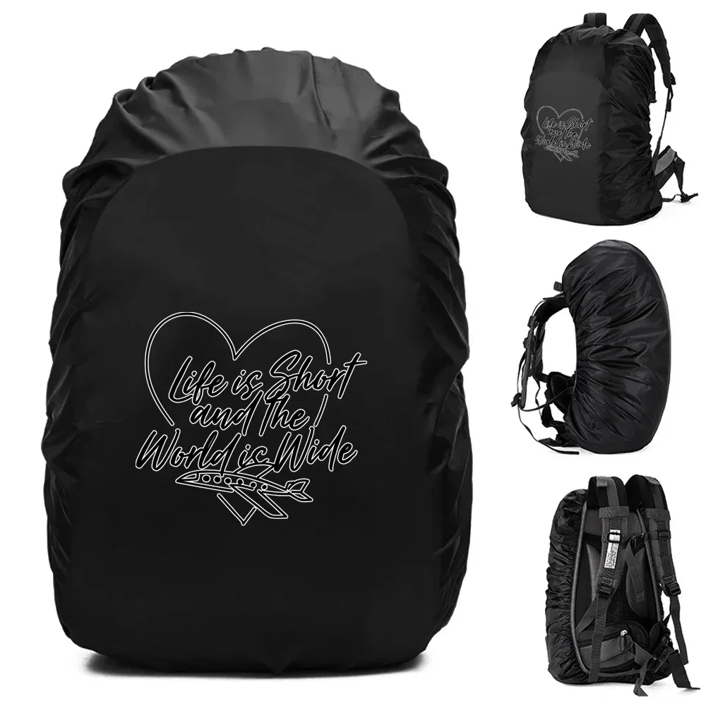 juste de pluie imperméable pour sac à dos, housse anti-poussière, sac d'escalade, extérieur, sac à dos, série de voyage, 20-70l