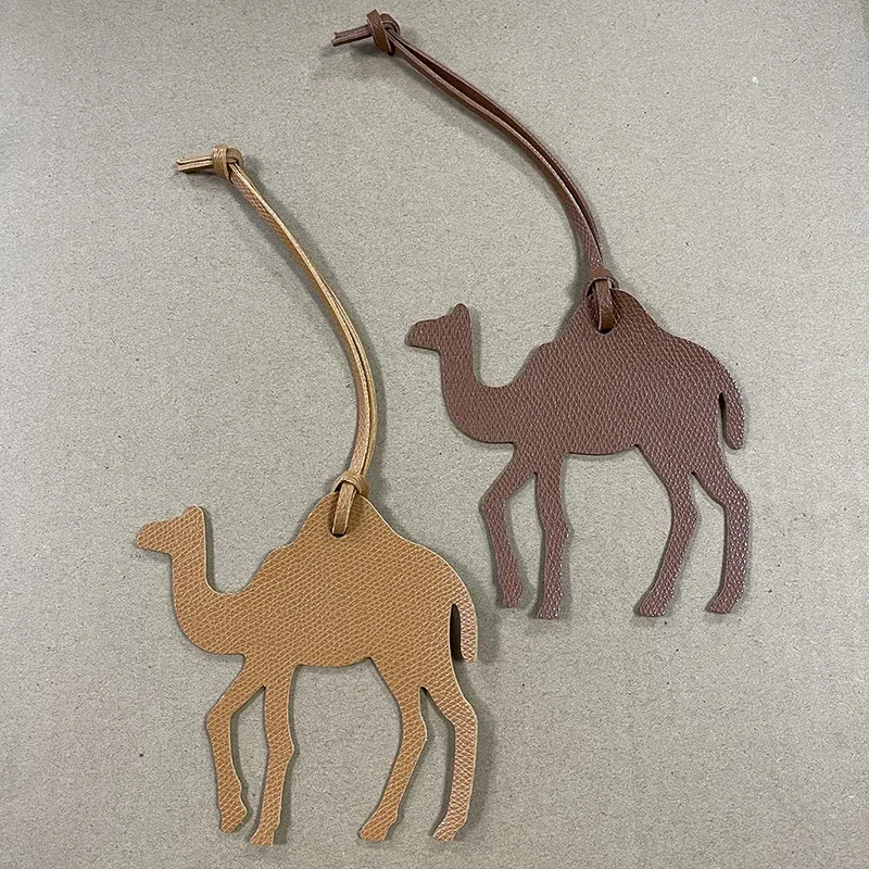 pendentif chameau personnalisé en cuir pu pour femme, carte d'arabie saoudite, date, palmier, porte-clés, sac à dos, breloques