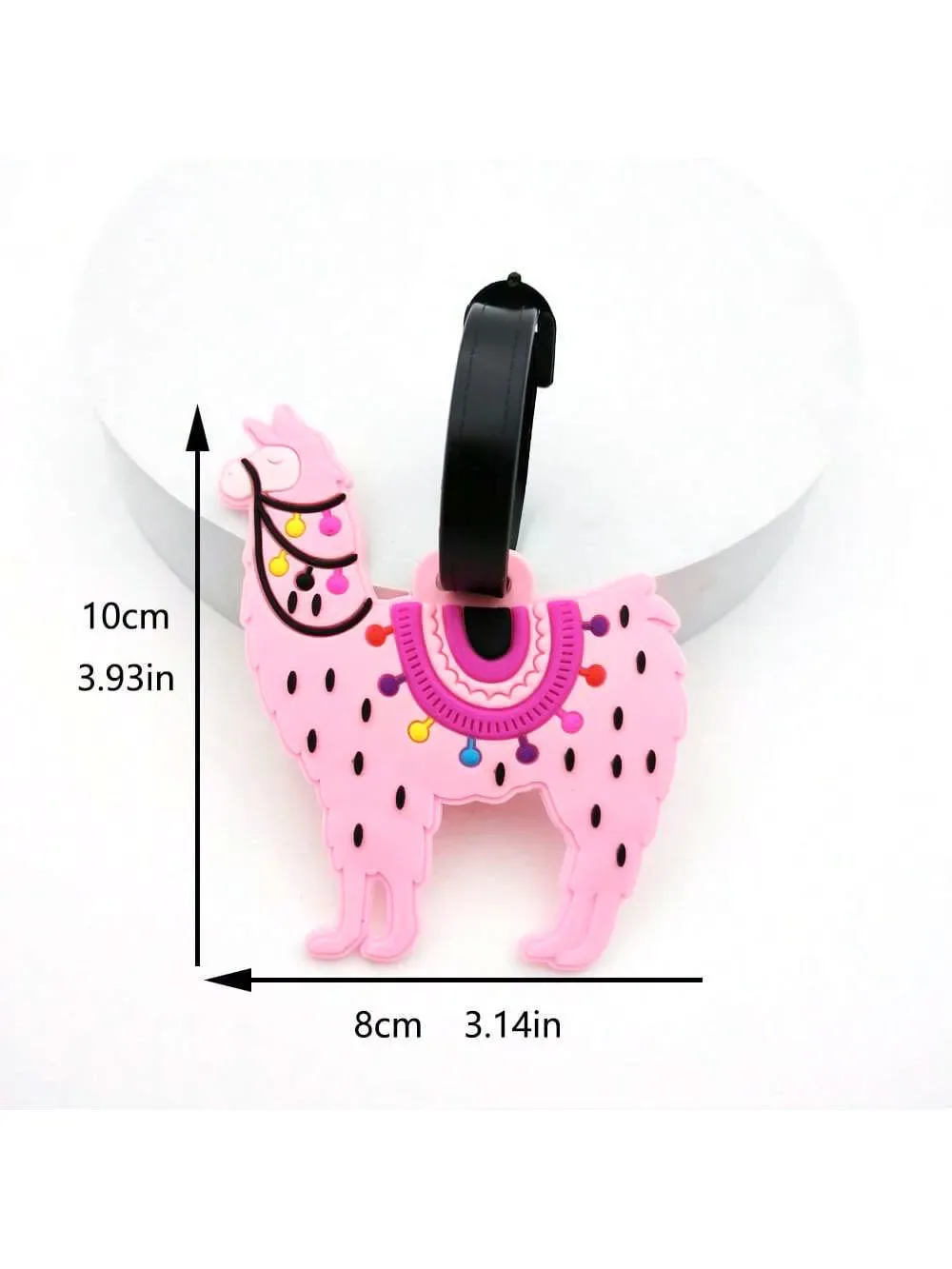 étiquette de bagage en forme d'animal mignon, 1 pièce, accessoires de voyage, porte-valise en gel de silice, étiquette d'embarquement pour bagages, accessoires de voyage