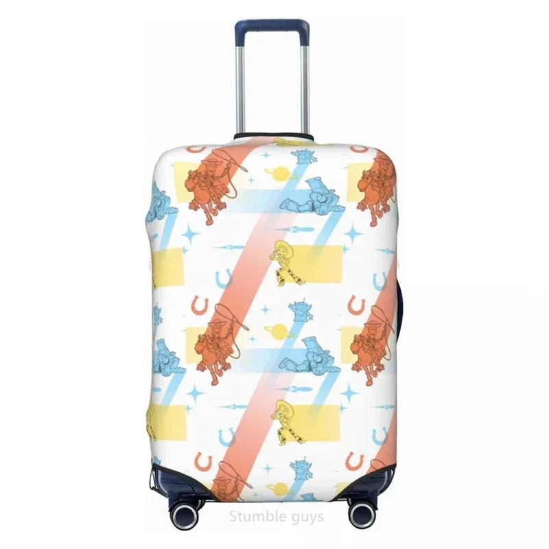 housse de bagage imprimée premium toys, haute élasticité, convient aux bagages de 18 à 32 pouces, résistante à la poussière, anti-rayures, lavable, housse de voyage