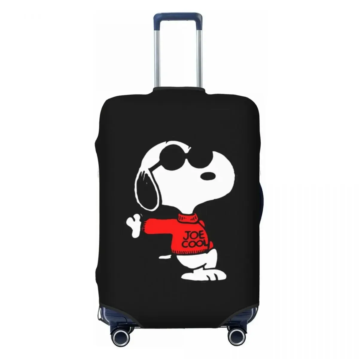 housse de valise durable et lavable, motif chiens mignons, haute élasticité, convient aux bagages de 18 à 32 pouces, anti-poussière pour les voyages en avion et en voiture