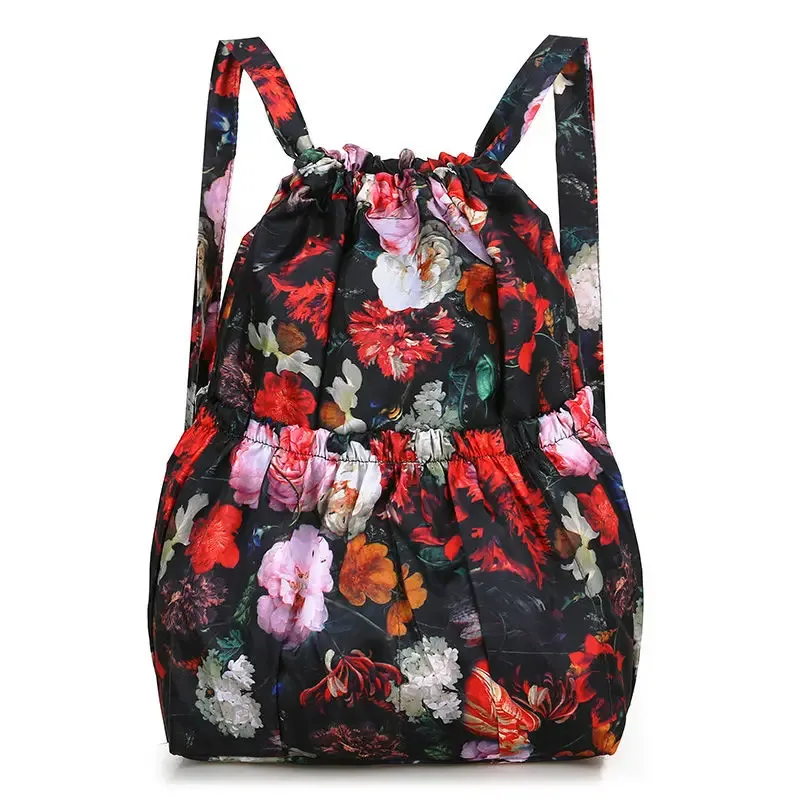 sac à dos en nylon de grande capacité pour femme, poche groupée, sac de sport de plein air, maman