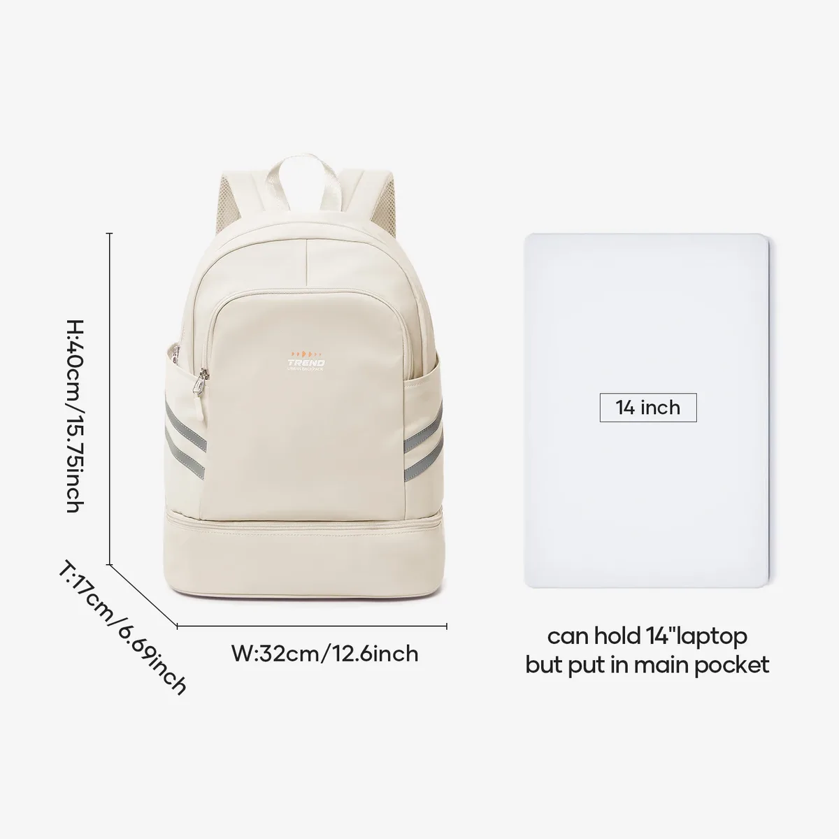sac à dos de gymnastique pour femmes avec compartiment à chaussures, sac à dos de voyage pour femmes, sac à dos de sport étanche, sac à dos de plage pour fitness et natation ﻿