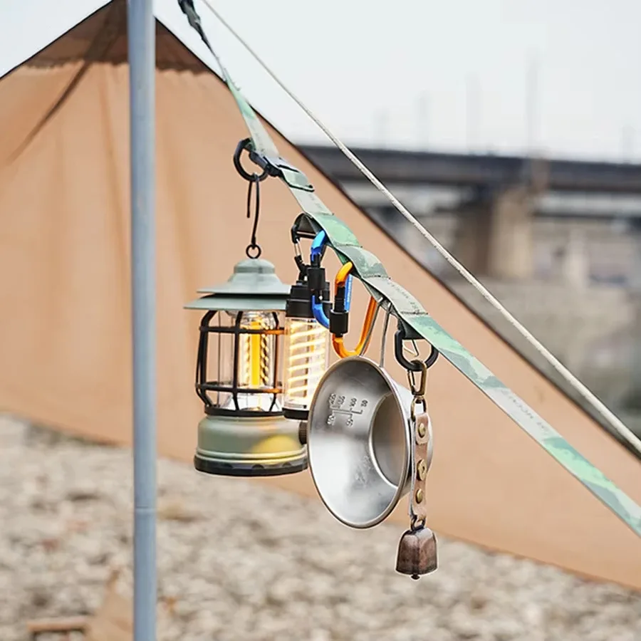 sangle de sac à dégagement rapide pour camping en plein air avec anneau de suspension, sangle de sac bandoulière multifonction réglable