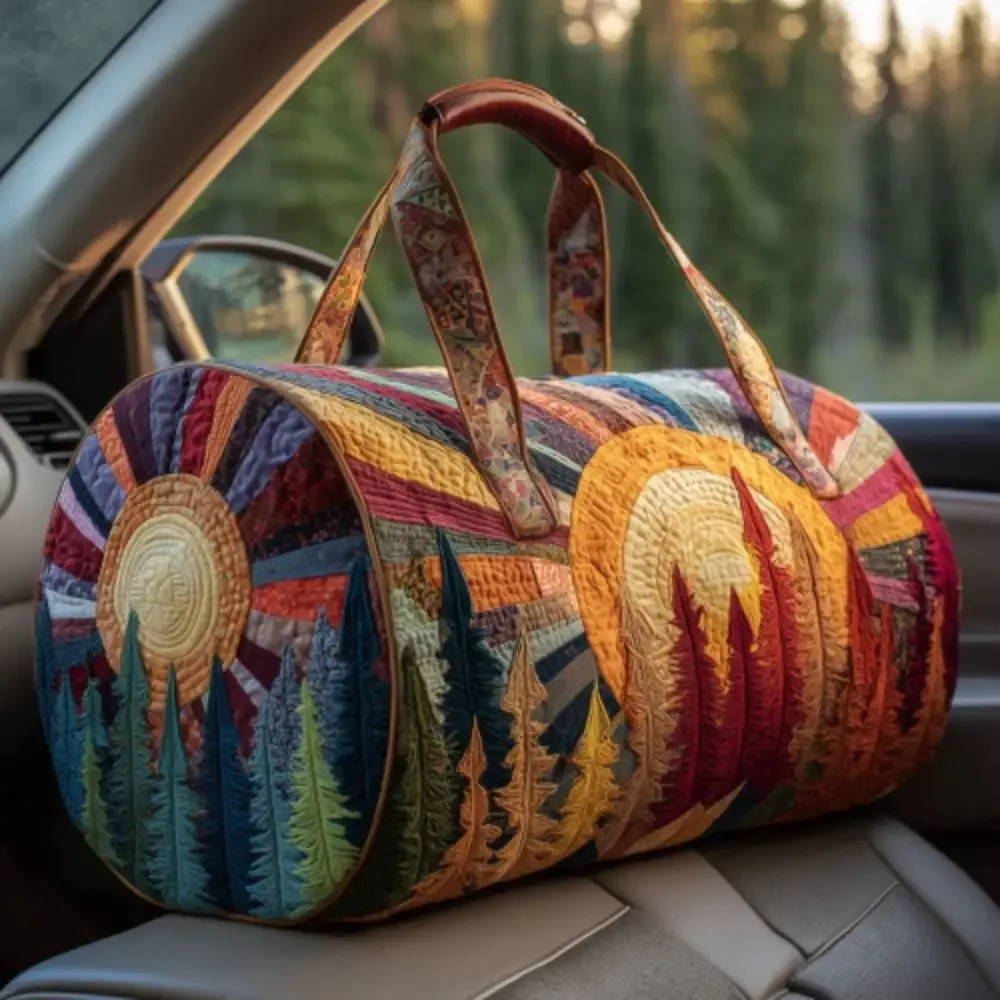 sac de voyage matelassé à bandoulière réglable, grande capacité, sac fourre-tout, sac de voyage matelassé 3d, sac à main pour courtes distances