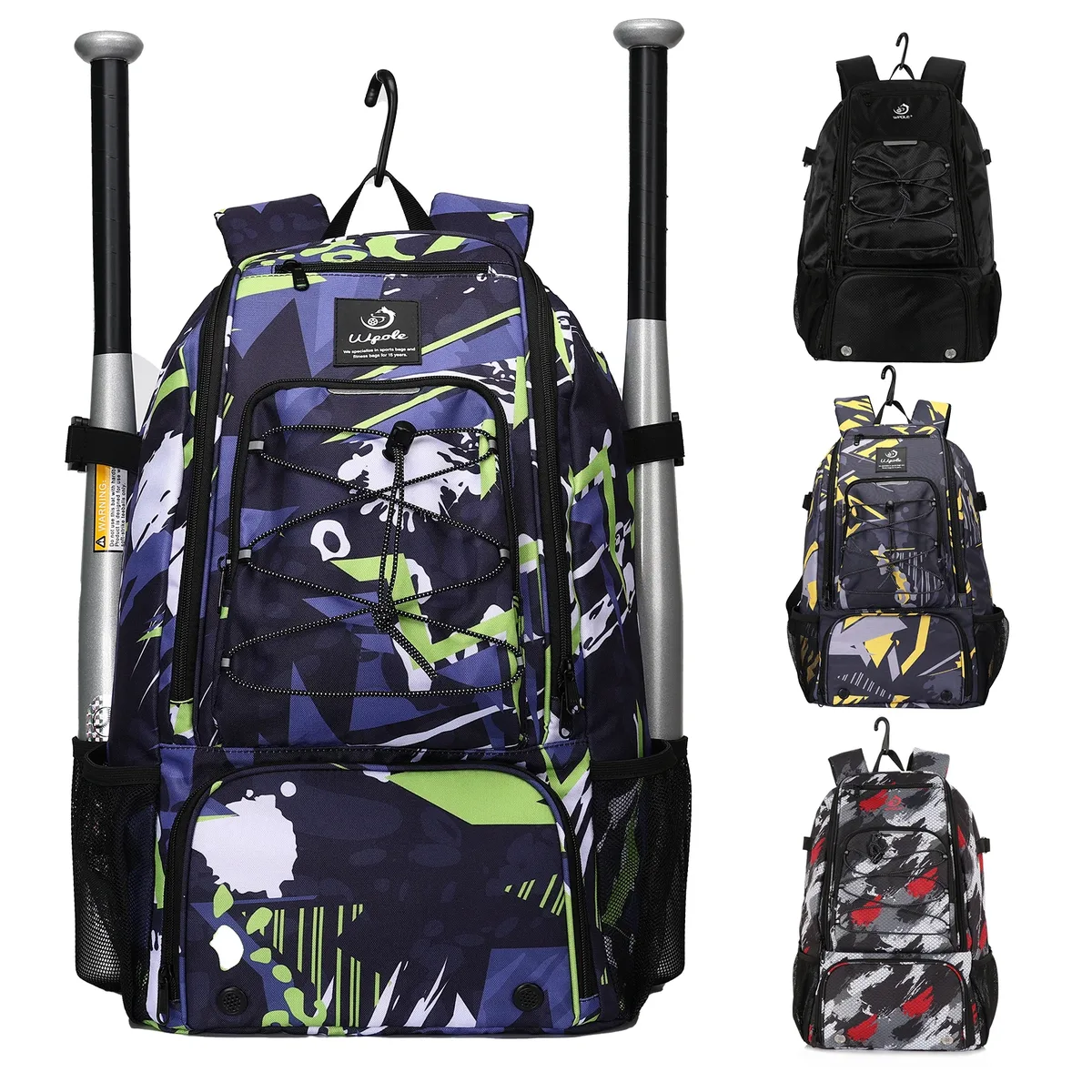 sac dos nylon homme couverture souple ceinture air bleu vert jacquet design sport usage travail loisirs