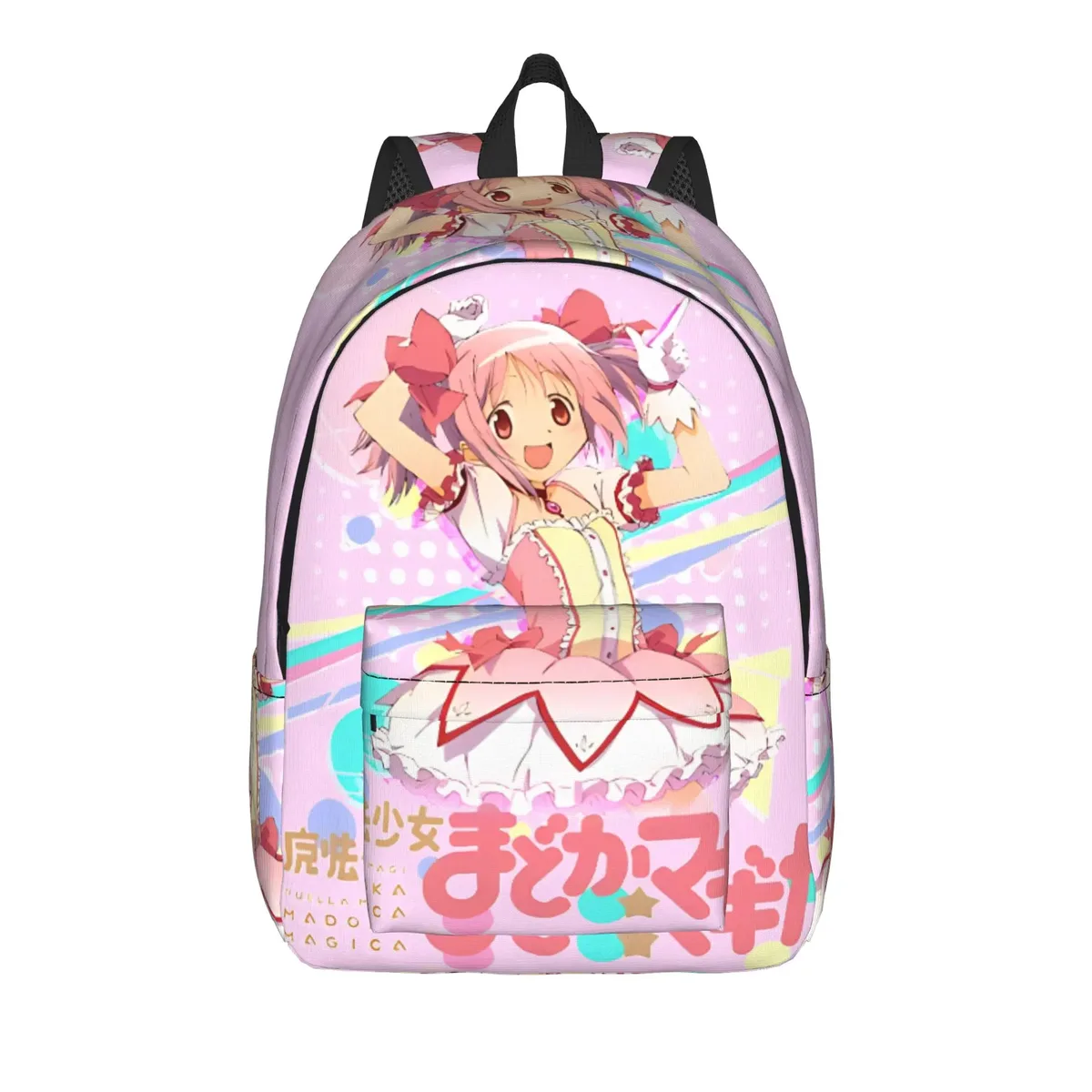 sac à dos homura puella magi madoka magica anime pour étudiants, randonnée, voyage, kyubey, pour hommes et femmes, sacs en toile pour ordinateur portable