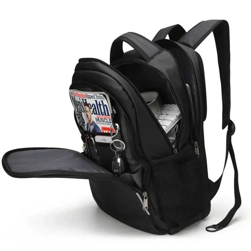 sac à dos suisse étanche de grande capacité pour hommes et femmes, sac pour ordinateur portable de chargement usb, sac de voyage d'affaires, 17 pouces