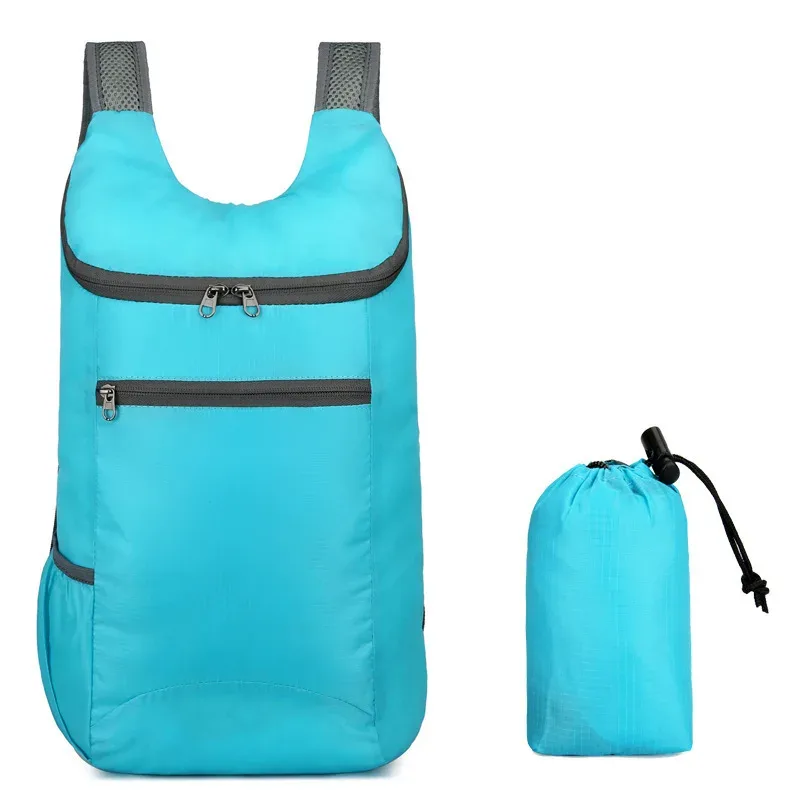 sac à dos ultraléger pliable avec sac de compression, sac à dos léger pour le voyage, la randonnée et le camping