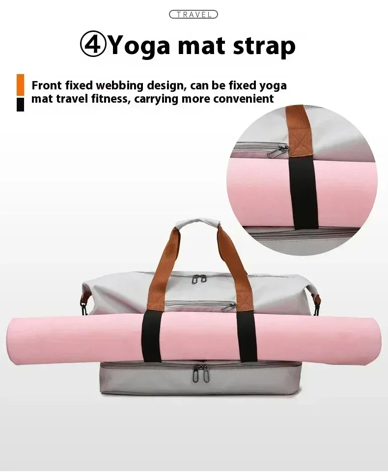 sac de sport de voyage de grande capacité, bagages de courte distance, sacs de fitness portables, sacs à main à bandoulière, sport pour hommes, étanche b