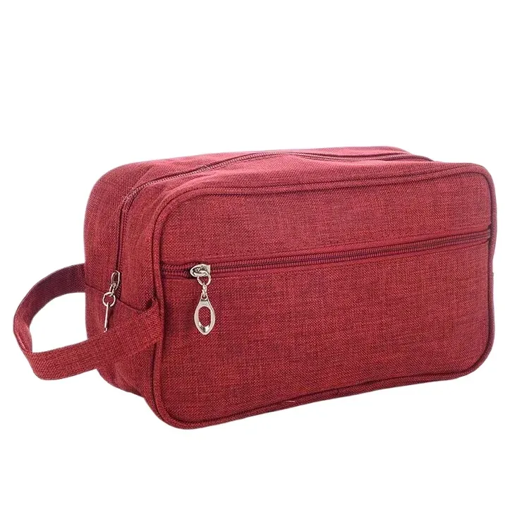 nouvelle trousse de maquillage imperméable en tissu oxford, organiseur de voyage pour homme, trousse à cosmétiques portable, trousse de toilette multifonctionnelle pour femme